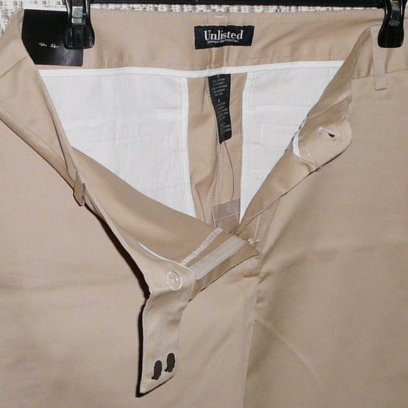 Kenneth Cole Capri Cropped Pants Women's 12 NWT Beige Khaki - Picture 9 of 9